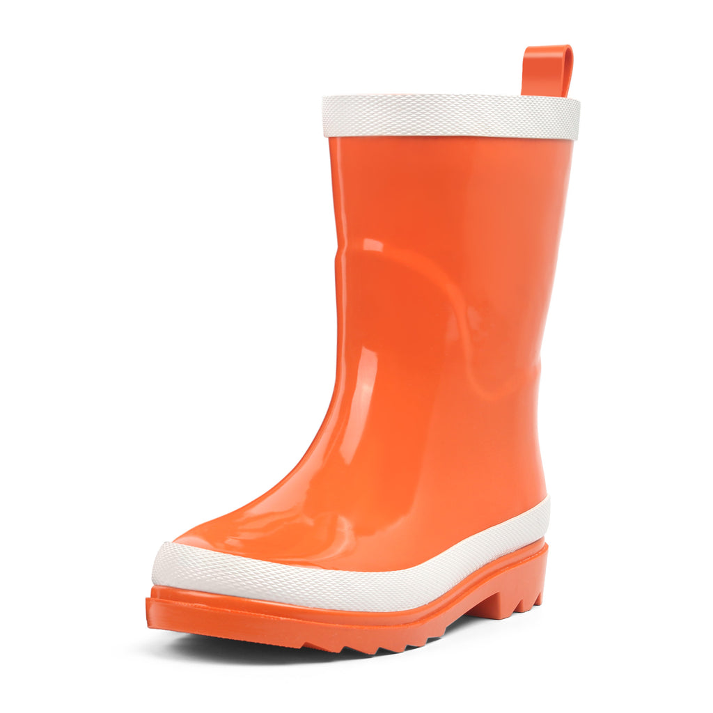 Orange rubber outlet boots