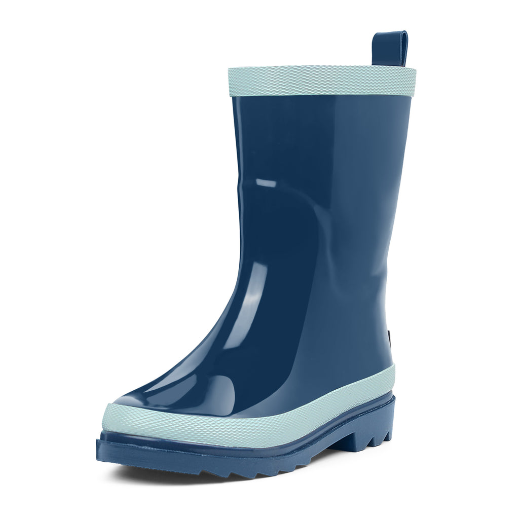 Dark blue rain on sale boots